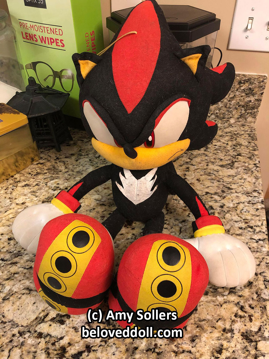 Shadow the Hedgehog Large Plush - Used